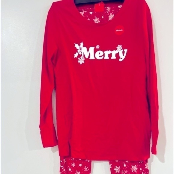 FAMILY PAJAMAS Matching Women's Merry Snowflake Mix It Family Pajama Set XS - Picture 4 of 7